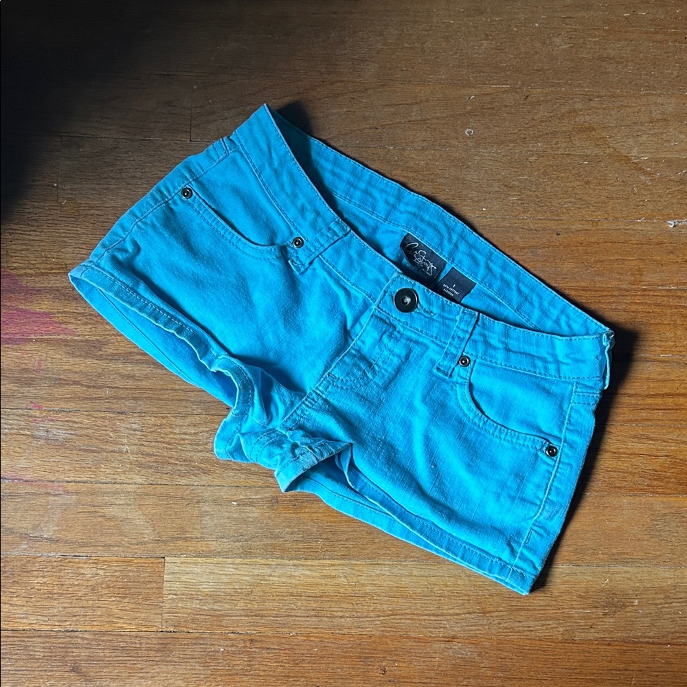 Blue Denim Women Shorts
